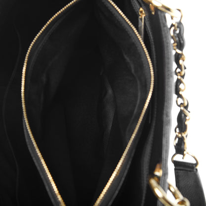 Chanel Caviar Quilted Grand Shopping Tote GST Black 6 of 10