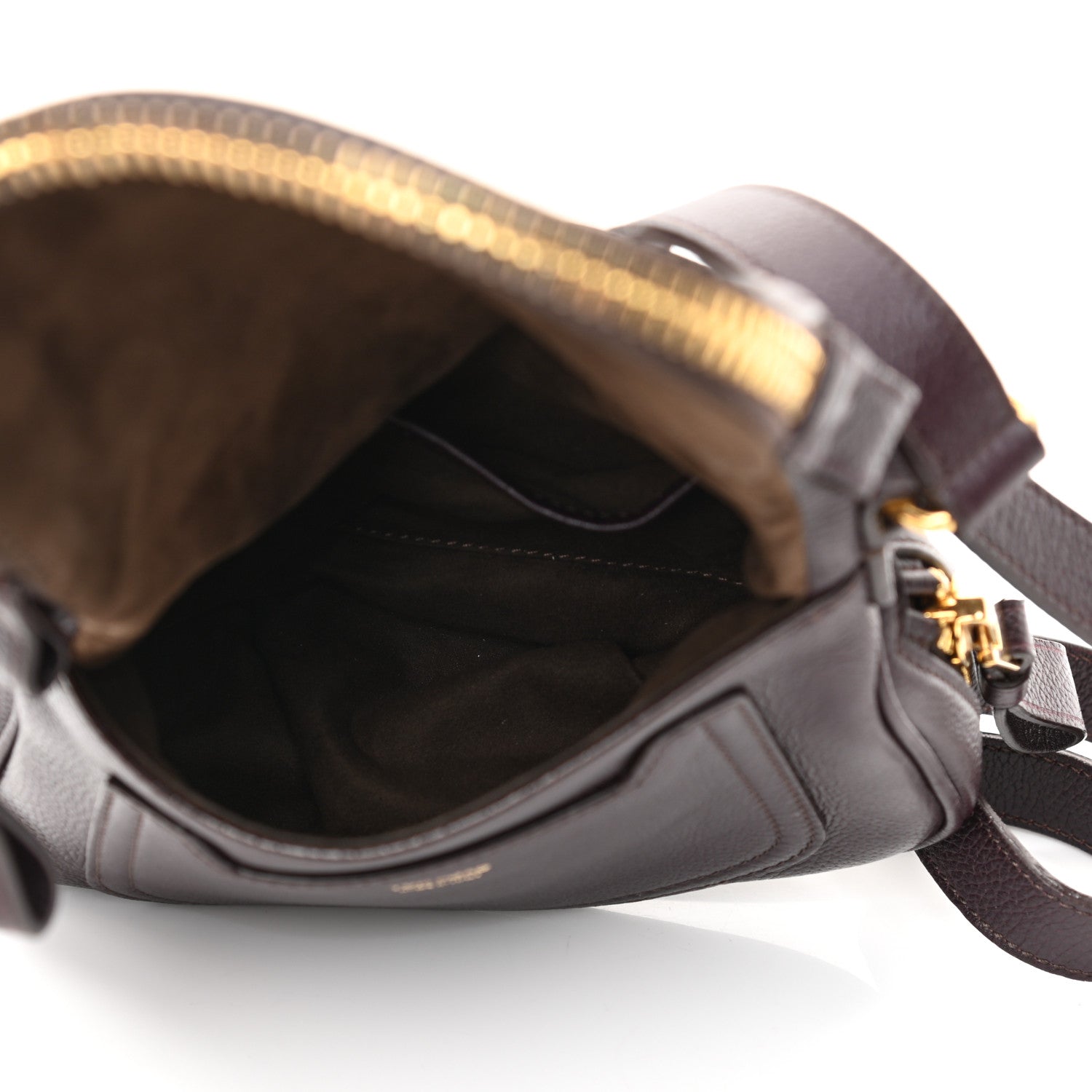 Tom Ford Calfskin Mini Jennifer Crossbody Bag Wine 5 of 13