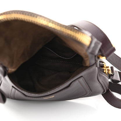 Tom Ford Calfskin Mini Jennifer Crossbody Bag Wine 5 of 13