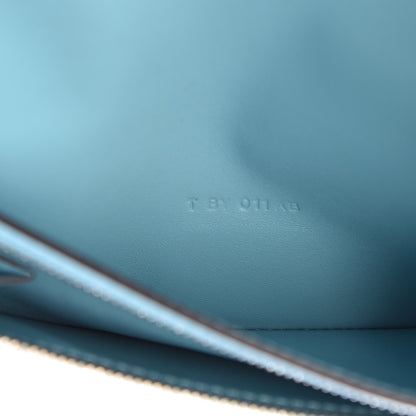 Hermes Tadelakt Lizard Bearn Gusset Wallet Bleu Atoll Bleu Petrole 7 of 7