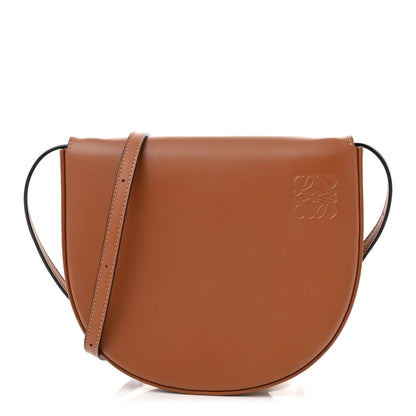 Loewe Soft Calfskin Heel Saddle Bag Tan 1 of 10