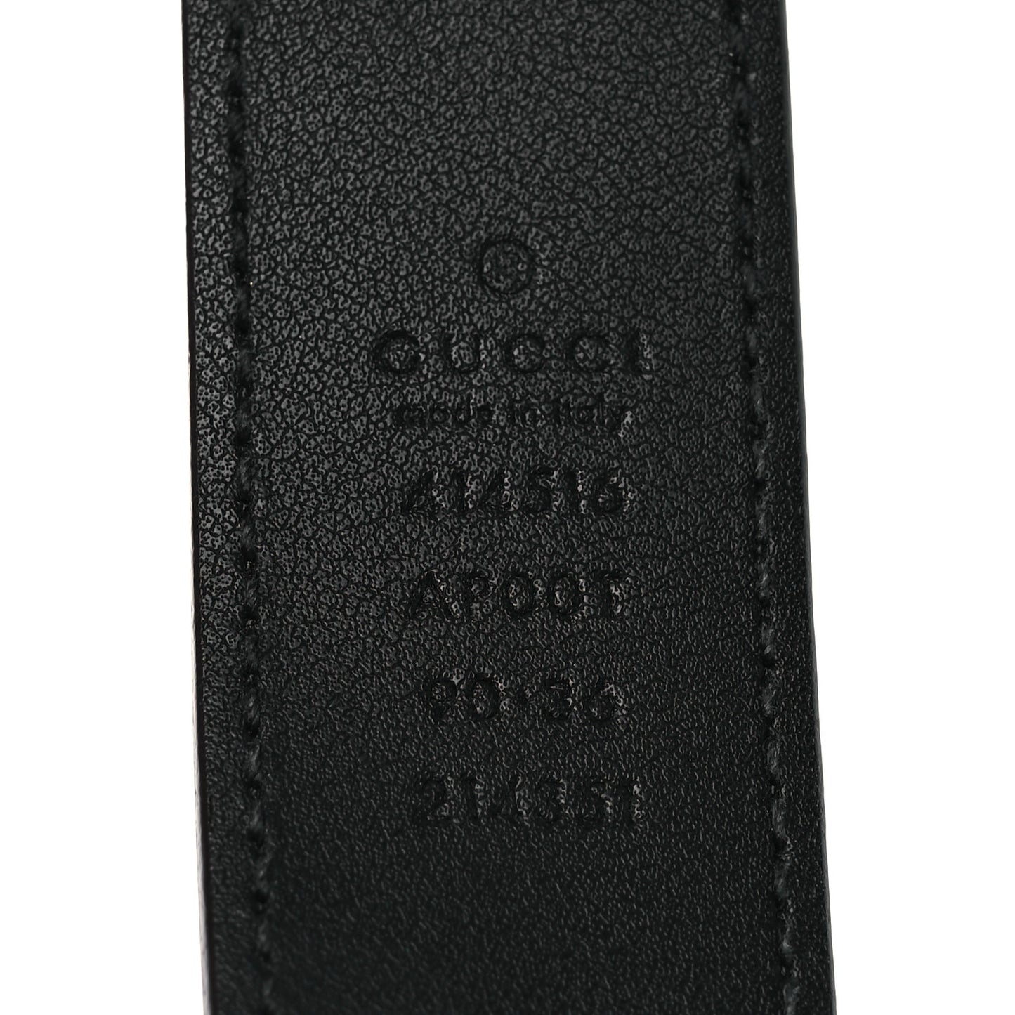 Calfskin Double G 30mm Belt 90 36 Black