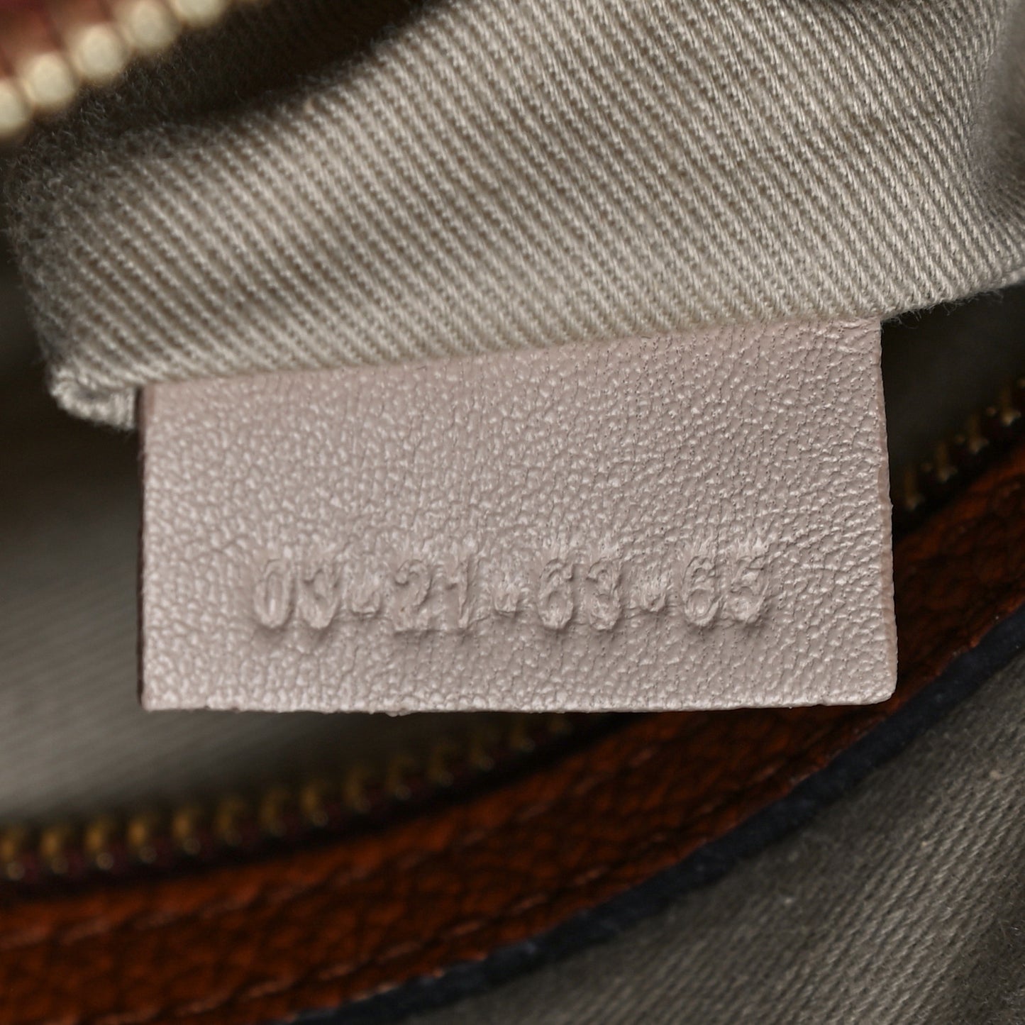 Calfskin Small Marcie Satchel Tan