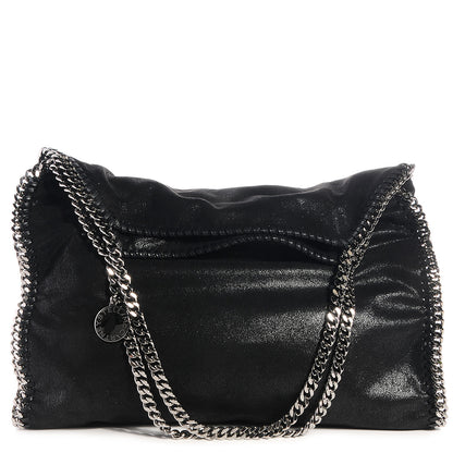 Stella McCartney Faux Leather Shaggy Deer Big Falabella Black 1 of 8