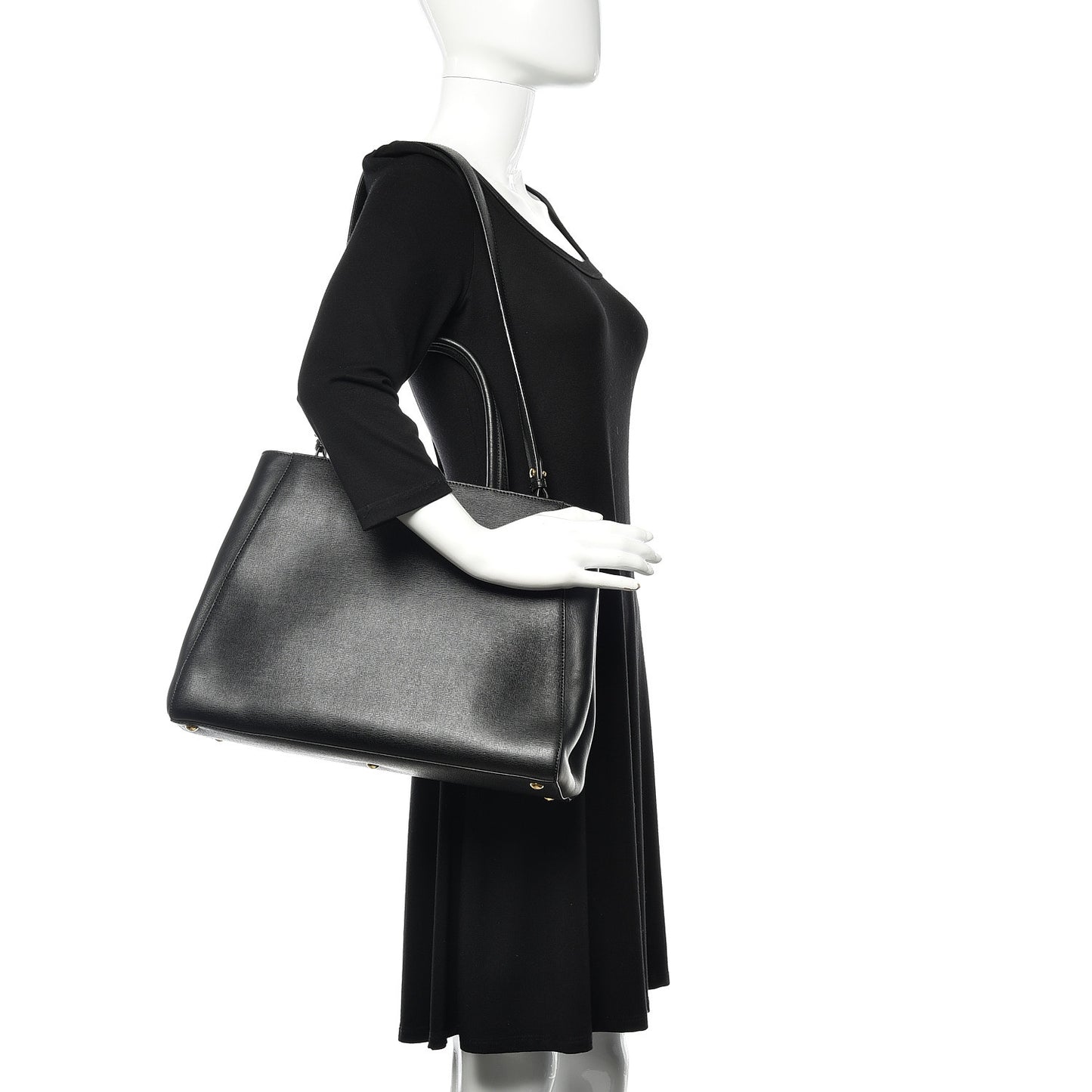 Vitello Elite Regular 2Jours Tote Black