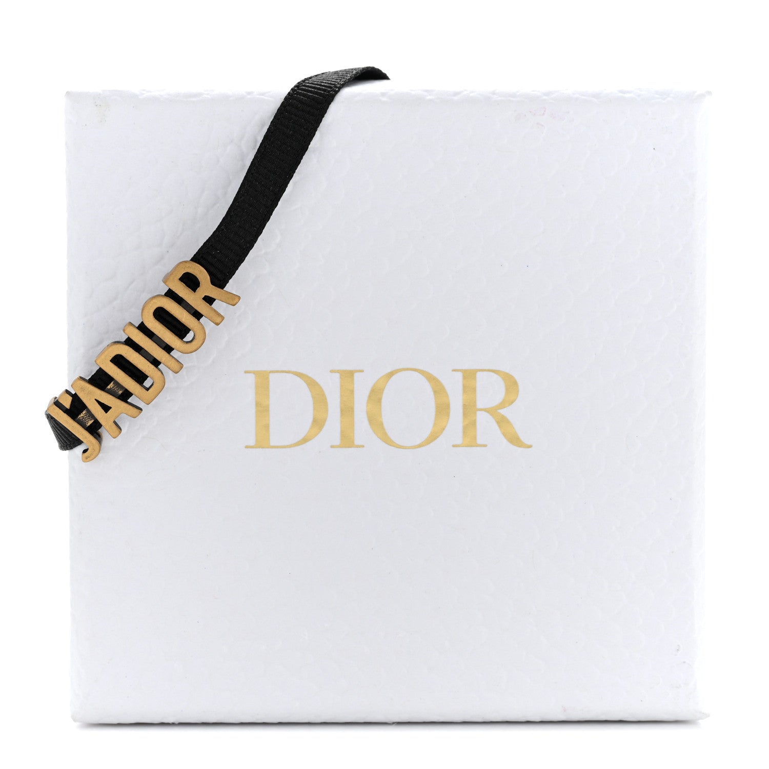 Christian Dior Grosgrain Ribbon J'Adior Logo Choker Necklace Black 7 of 7