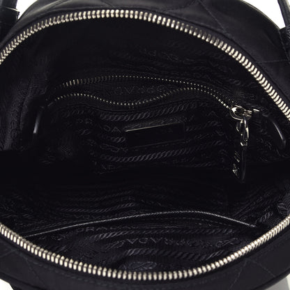Prada Nylon Tessuto Impuntu Quilted Backpack Black 4 of 9