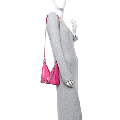 Givenchy Box Calfskin Mini Cut Out Shoulder Bag Neon Pink 2 of 12