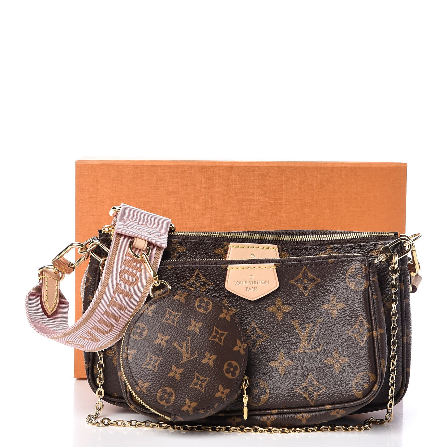 Monogram Multi Pochette Accessories Rose Clair
