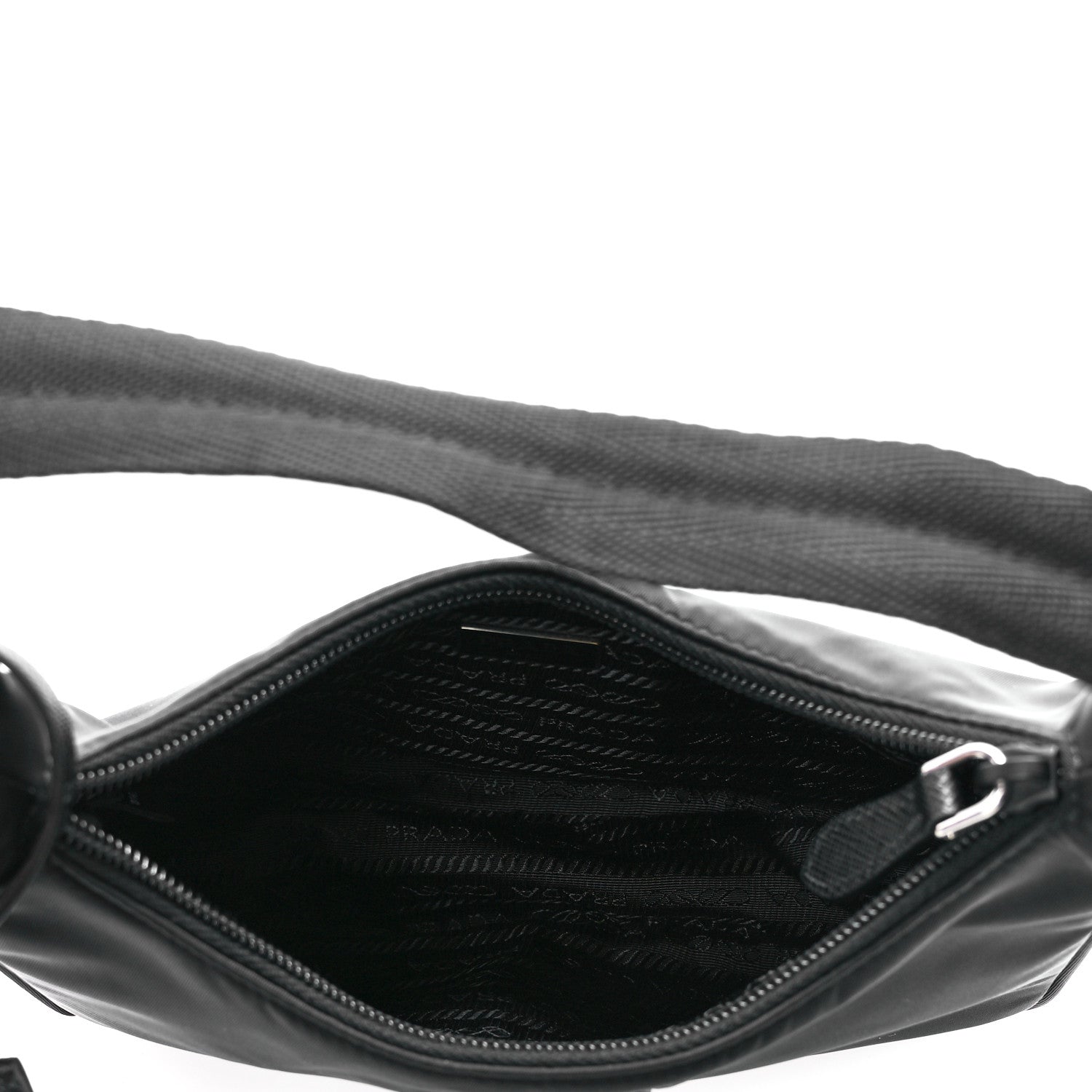 Prada Tessuto Nylon Mini Re-Edition 2000 Bag Black 5 of 13