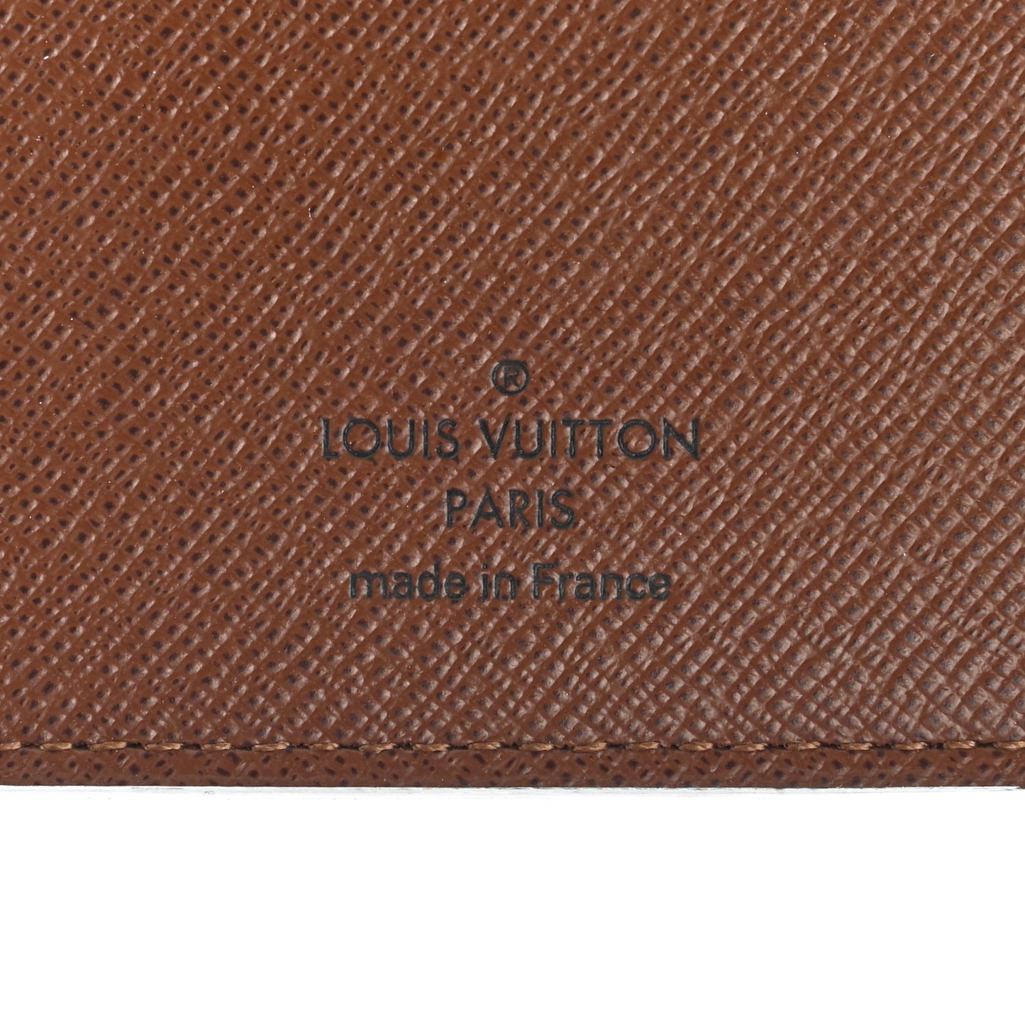Monogram Desk Agenda Cover