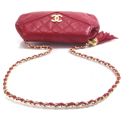 Chanel Vintage Quilted Envelope Tassel Bag 5 of 11