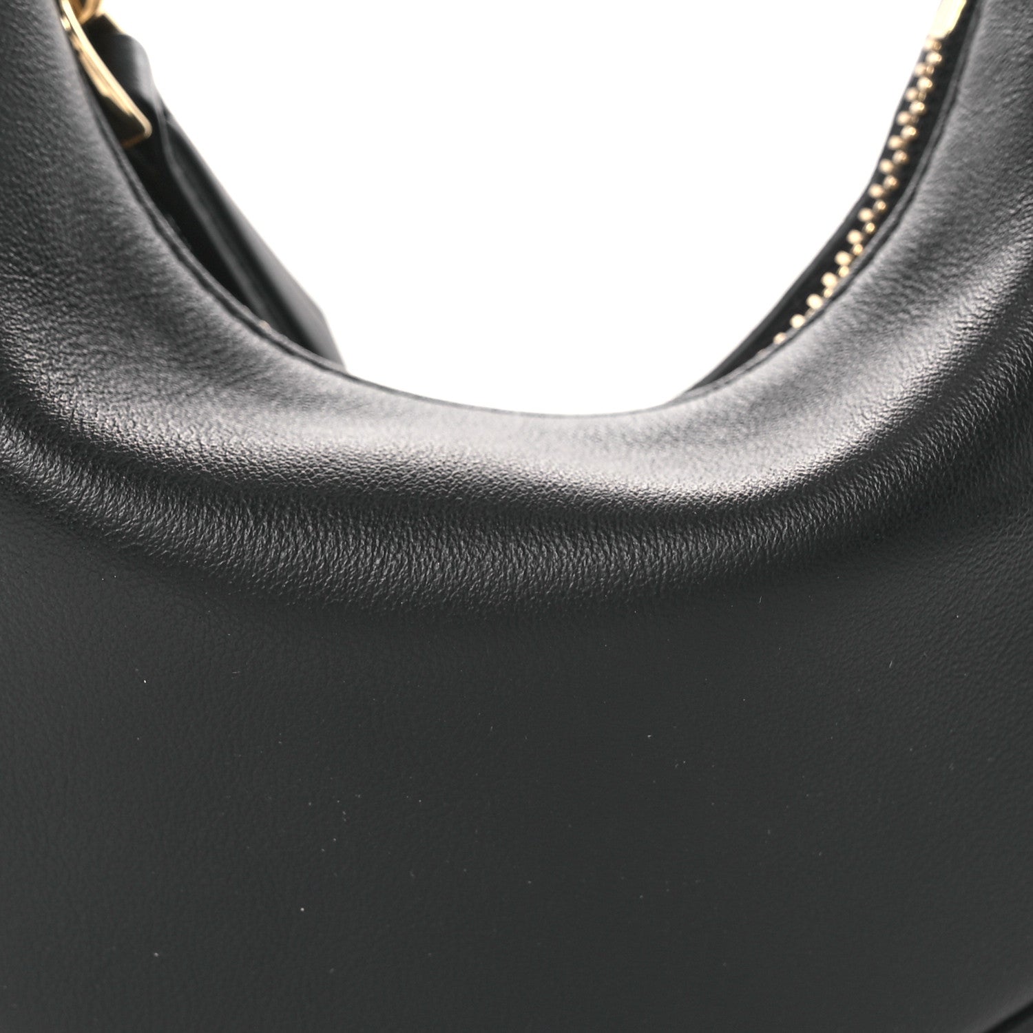 Fendi Vitello Grace Matte Nano Fendigraphy Hobo Charm Black 8 of 11