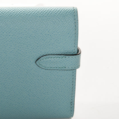 Hermes Epsom Medium Kelly Wallet Bleu Atoll 9 of 19