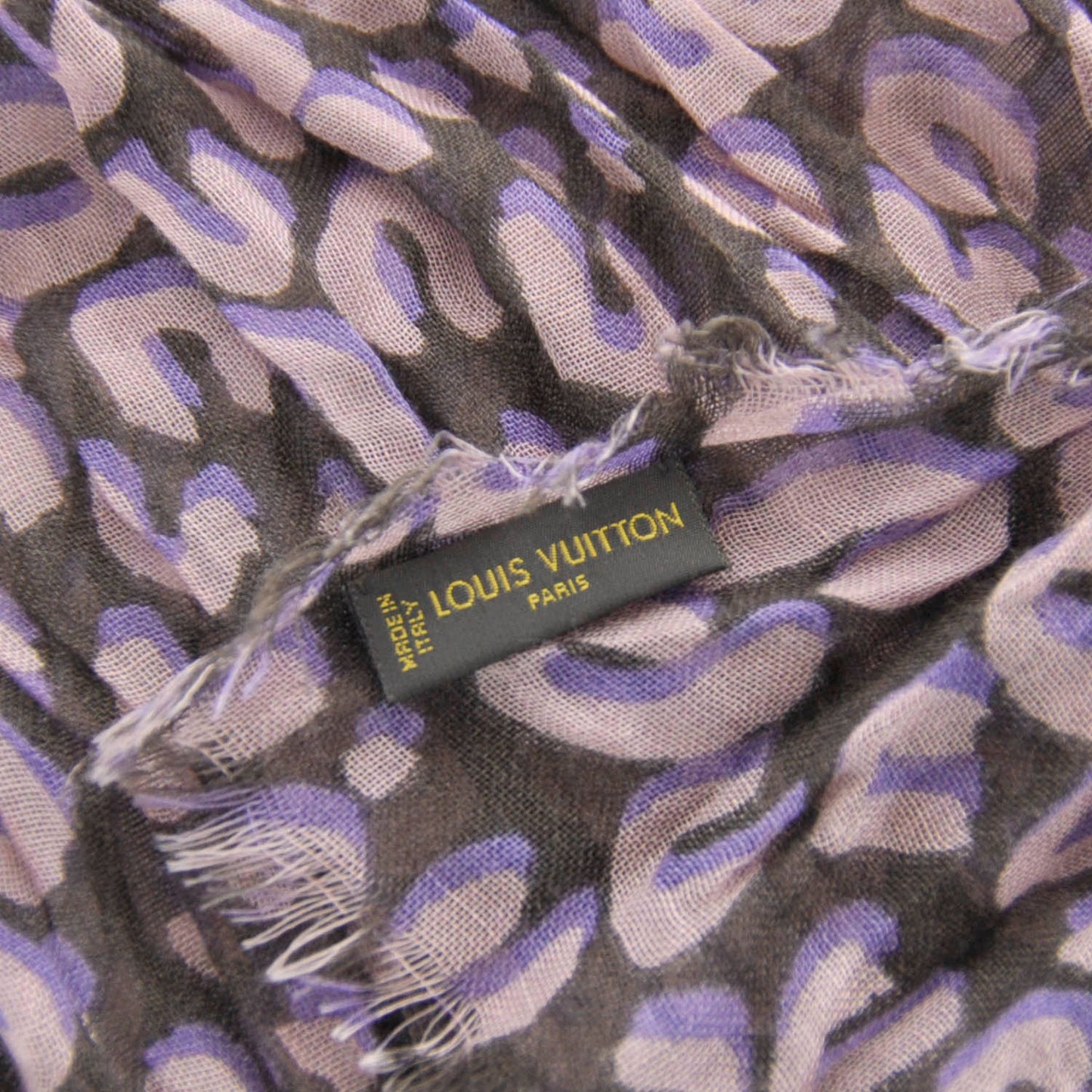Leopard Stole Mauve
