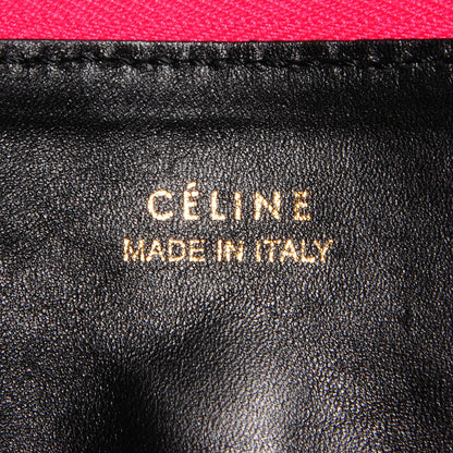 Celine Python Pouch Clutch Fluo Pink 6 of 8