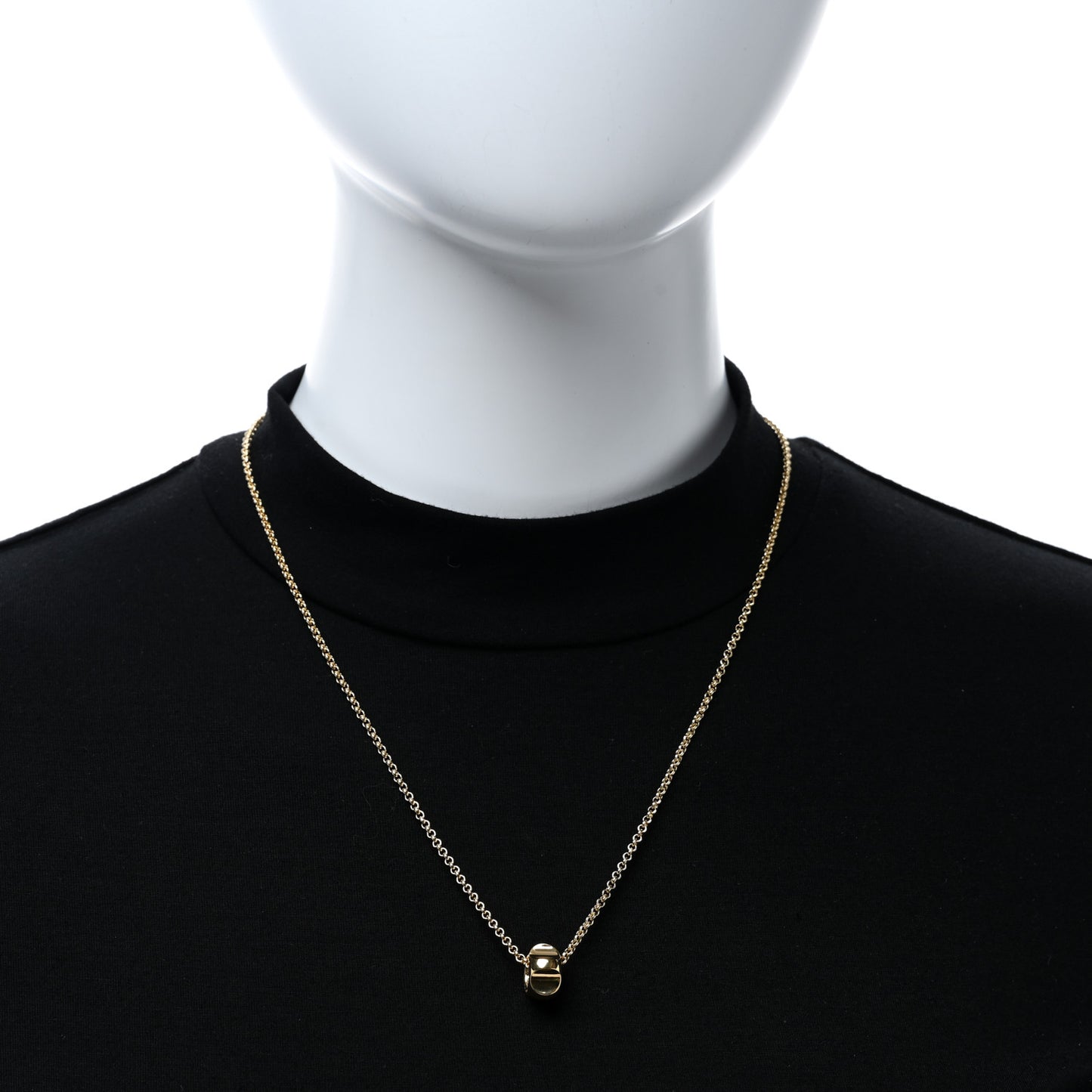 18K Yellow Gold Paloma Picasso Groove Pendant Necklace