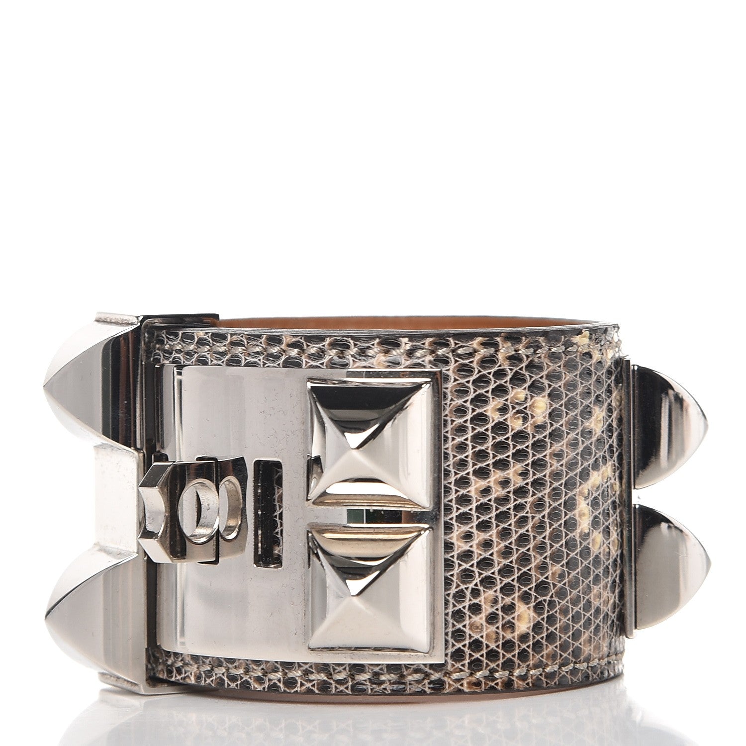 Hermes Lizard Collier De Chien CDC Bracelet S Ombre 3 of 8