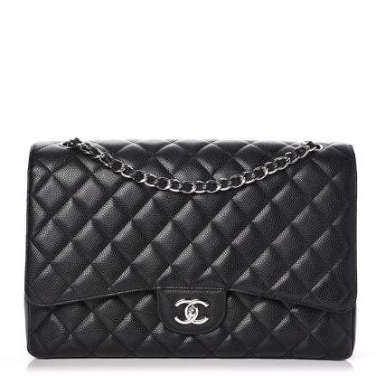 Chanel Caviar Quilted Maxi Single Flap Black 1 of 9
