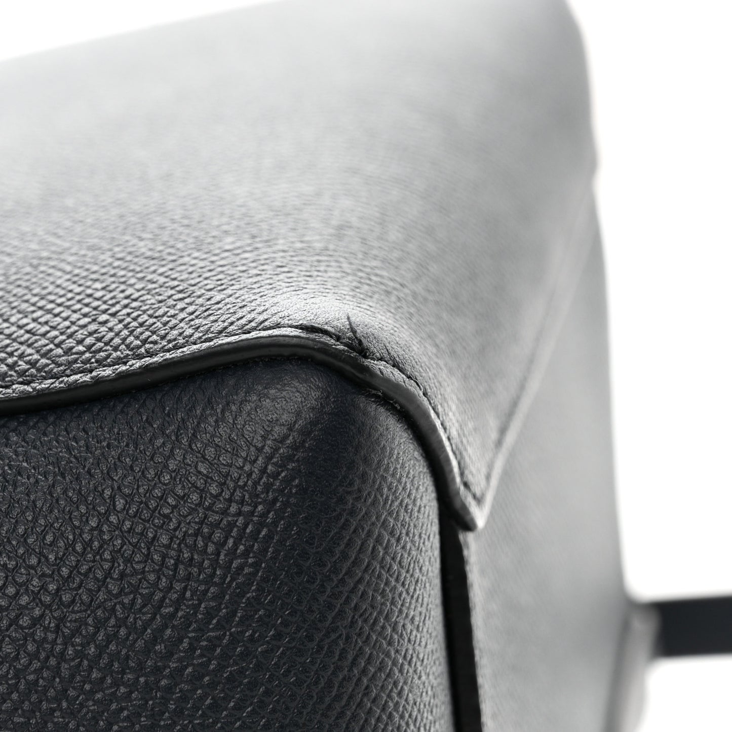 Grained Calfskin Micro Belt Bag Navy Blue