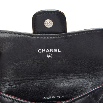 Chanel Lambskin Quilted Coin Purse Black 6 of 9