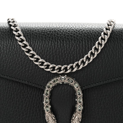 Gucci Calfskin Mini Dionysus Chain Wallet Black 8 of 11