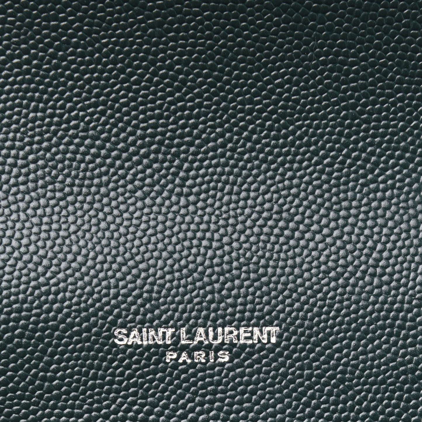 Grain De Poudre Medium Monogram Kate Satchel Vert Fonce