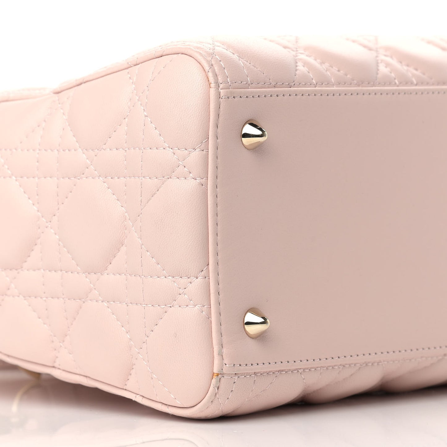 Lambskin Cannage Medium Lady Dior Light Pink