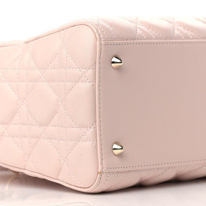 Christian Dior Lambskin Cannage Medium Lady Dior Light Pink 8 of 10
