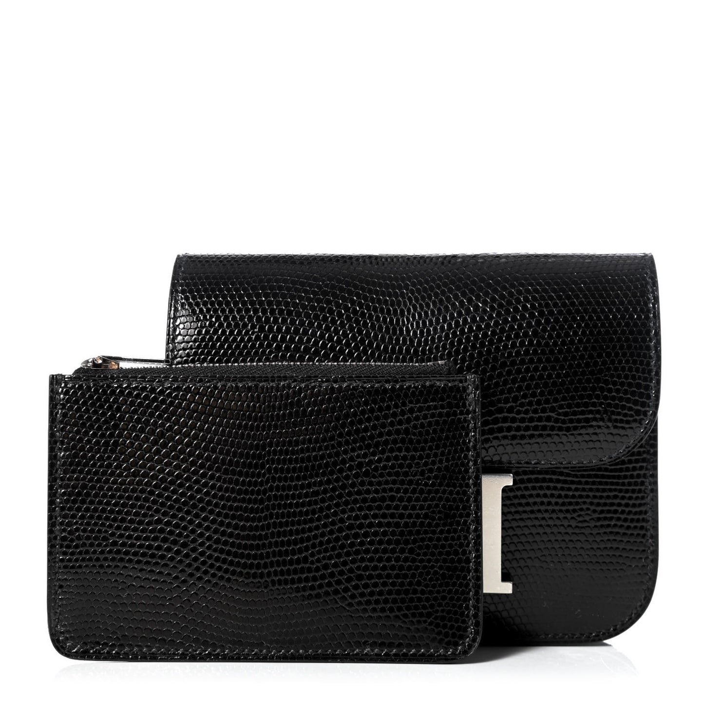 Lizard Constance Slim Wallet Black
