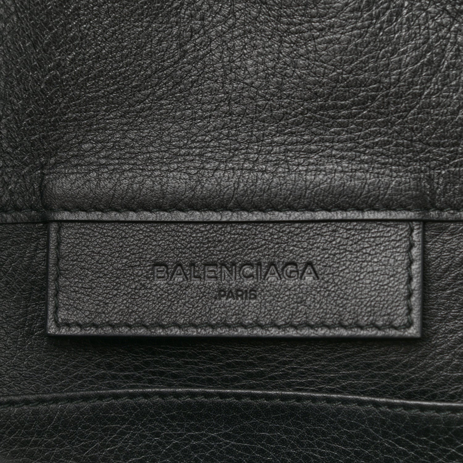 Balenciaga Veau Papier Sight Clutch Black 6 of 7