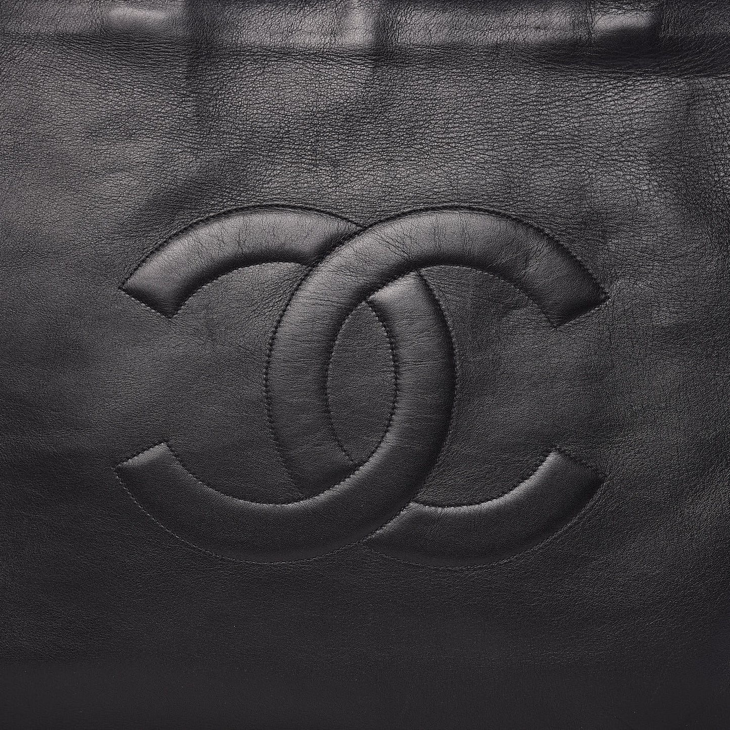 Lambskin CC Shoulder Bag Black