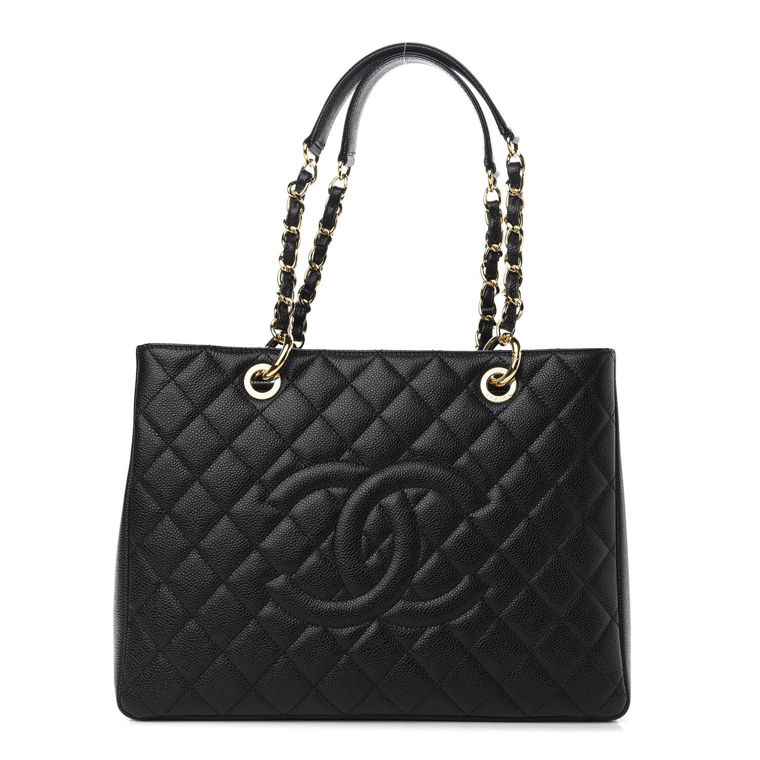 Chanel Caviar Quilted Grand Shopping Tote GST Black 1 of 9