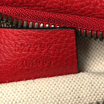 Gucci Grained Calfskin Small Logo Belt Bag Hibiscus Red 9 of 9
