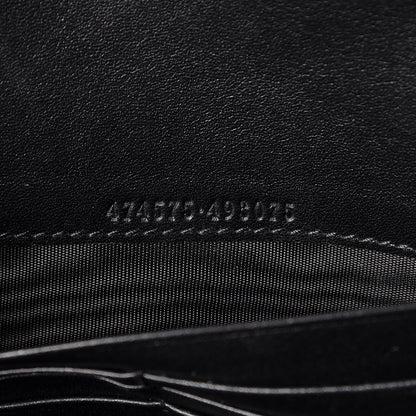 Gucci Calfskin Matelasse GG Marmont Chain Wallet Black 7 of 7