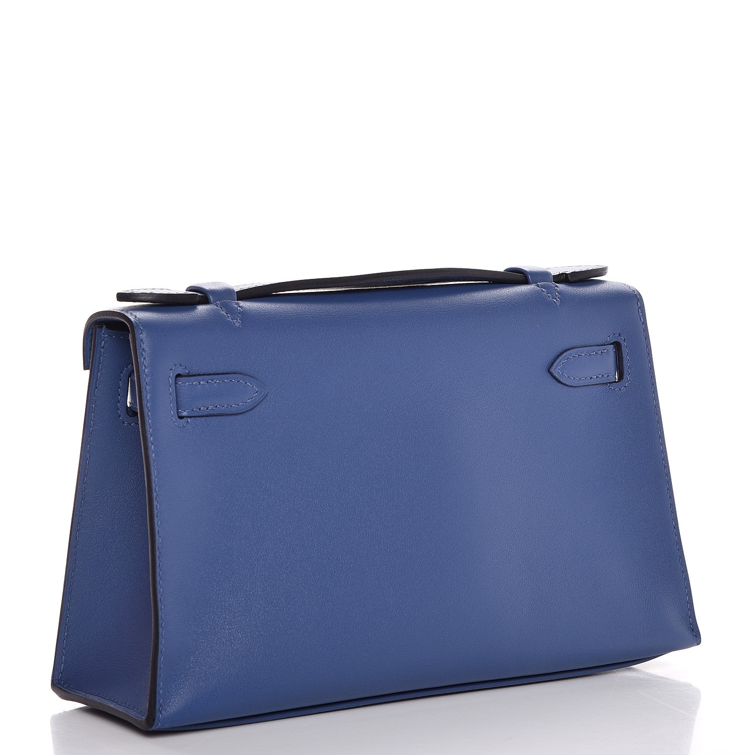 Hermes Swift Kelly Pochette Clutch Bleu Brighton 4 of 27