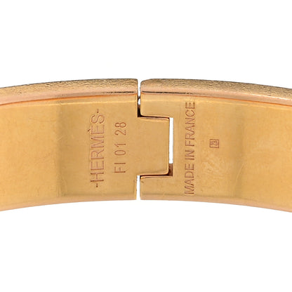 Hermes Enamel Narrow Clic Clac H Bracelet PM White 3 of 3