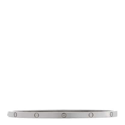 Cartier 18K White Gold Small LOVE Bracelet 19 1 of 6