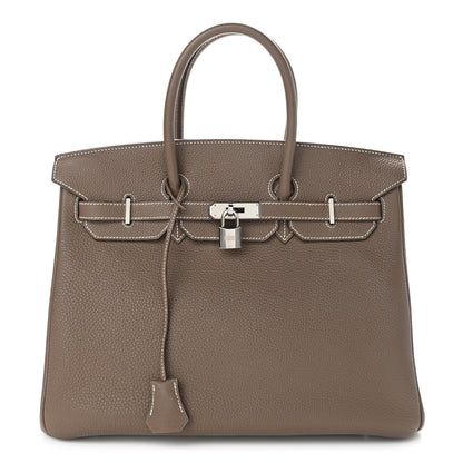 Hermes Togo Birkin 35 Etoupe 1 of 33