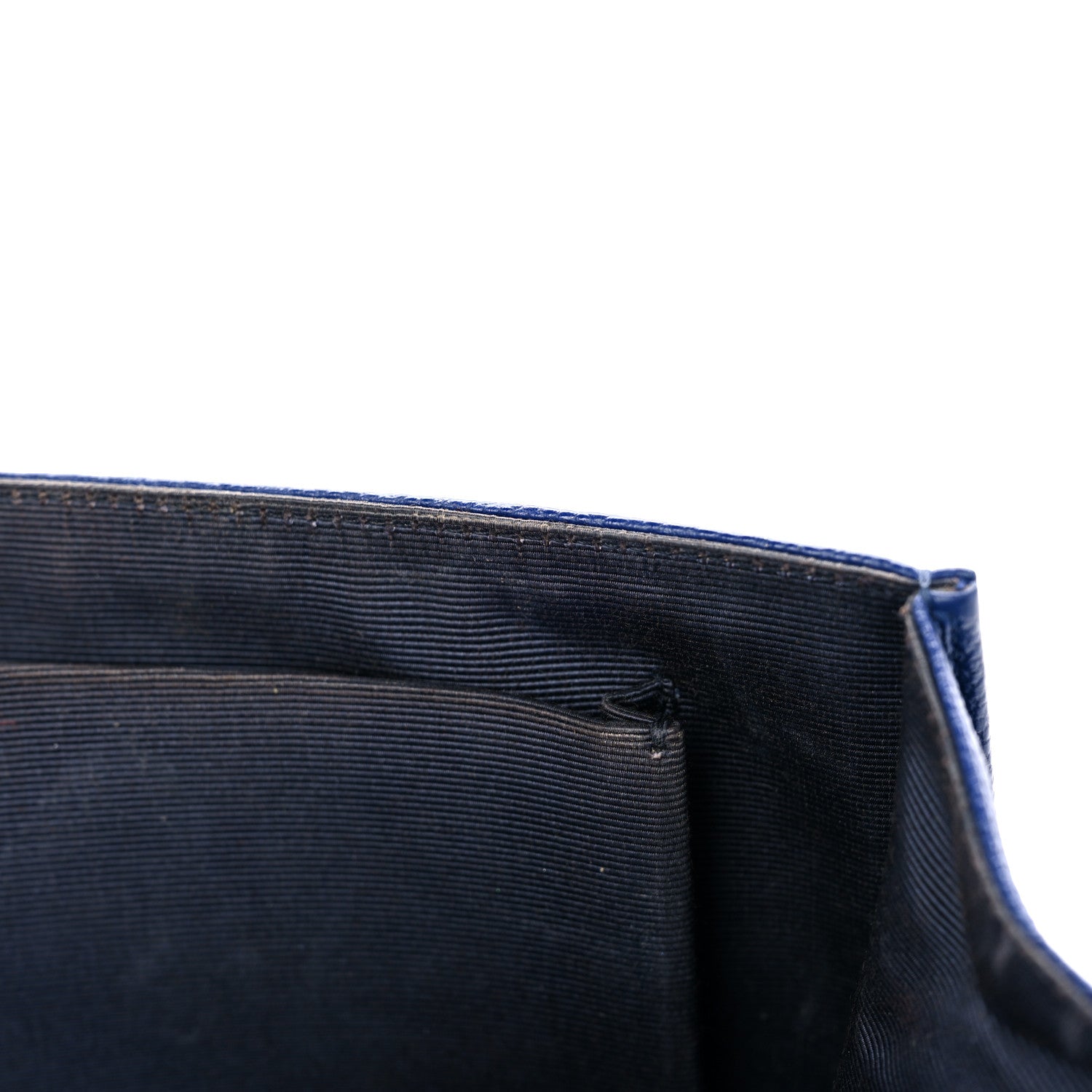 Christian Dior Grained Calfskin Medium Diorama Flap Bag Blue 12 of 15