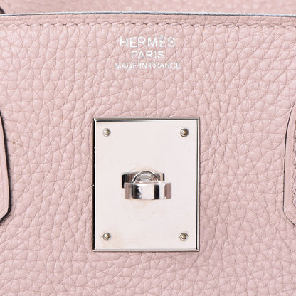Hermes Taurillon Clemence Birkin 30 Glycine 19 of 44