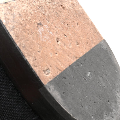 Chanel Denim Printed Cap Toe Ballerina Flats 39.5 Black White 11 of 12