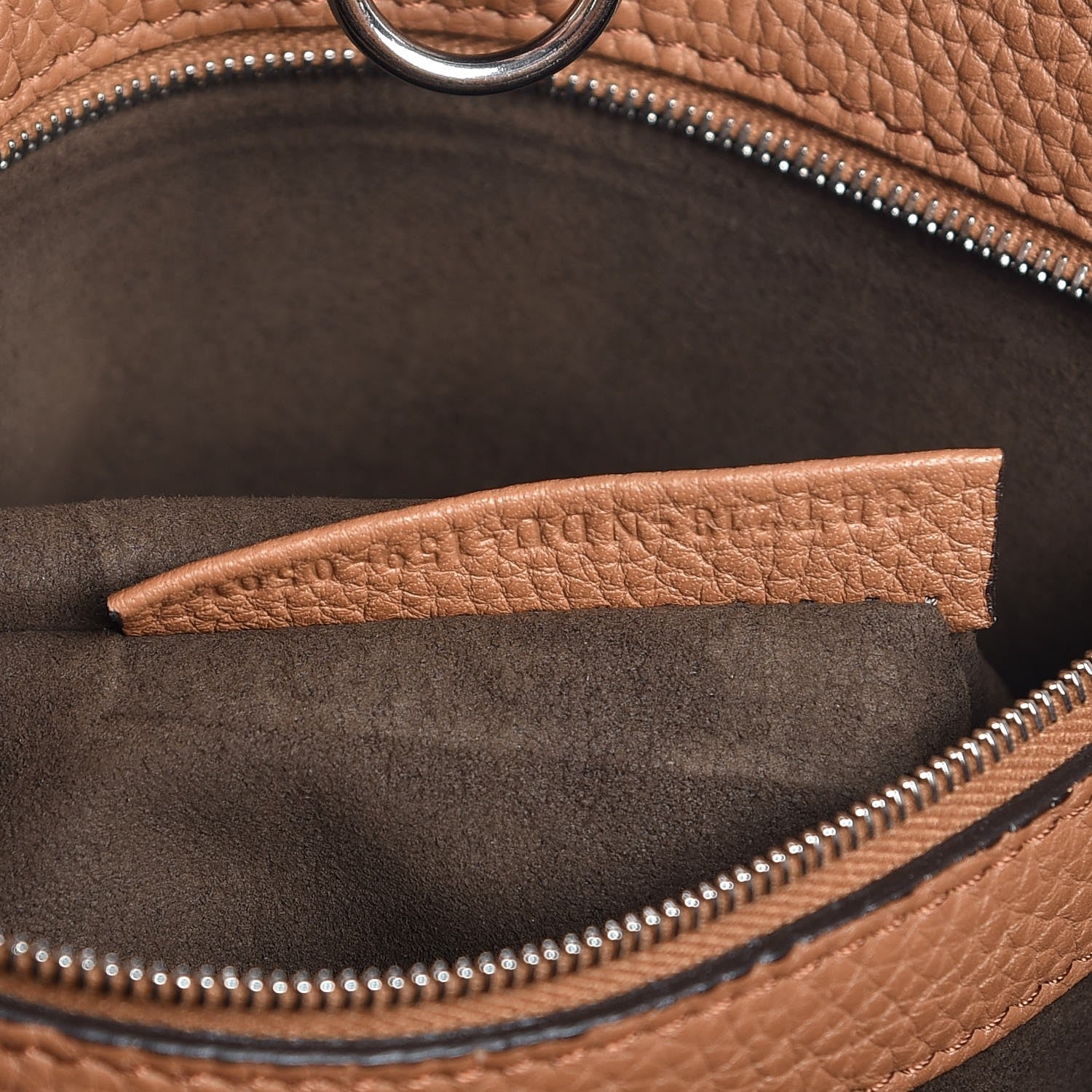 Fendi Cuoio Romano Selleria Small Anna Bucket Bag Mou 9 of 10