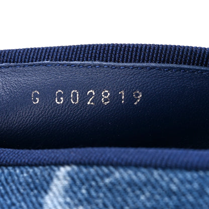 Chanel Denim Printed CC Cap Toe Ballerina Flats 38.5 Blue White 9 of 9