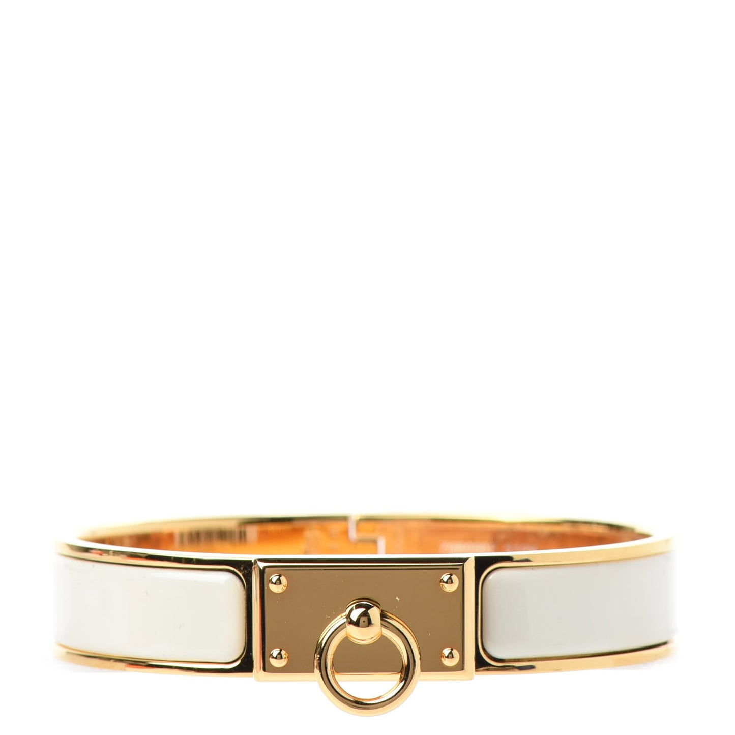 Enamel Clic Anneau Bracelet PM Craie