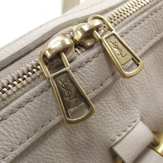 Leather Large Muse Ivory