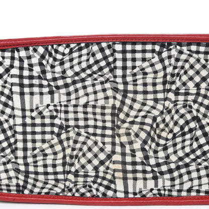 MCM Visetos Medium Liz Reversible Shopper Tote Ruby Red 19 of 20