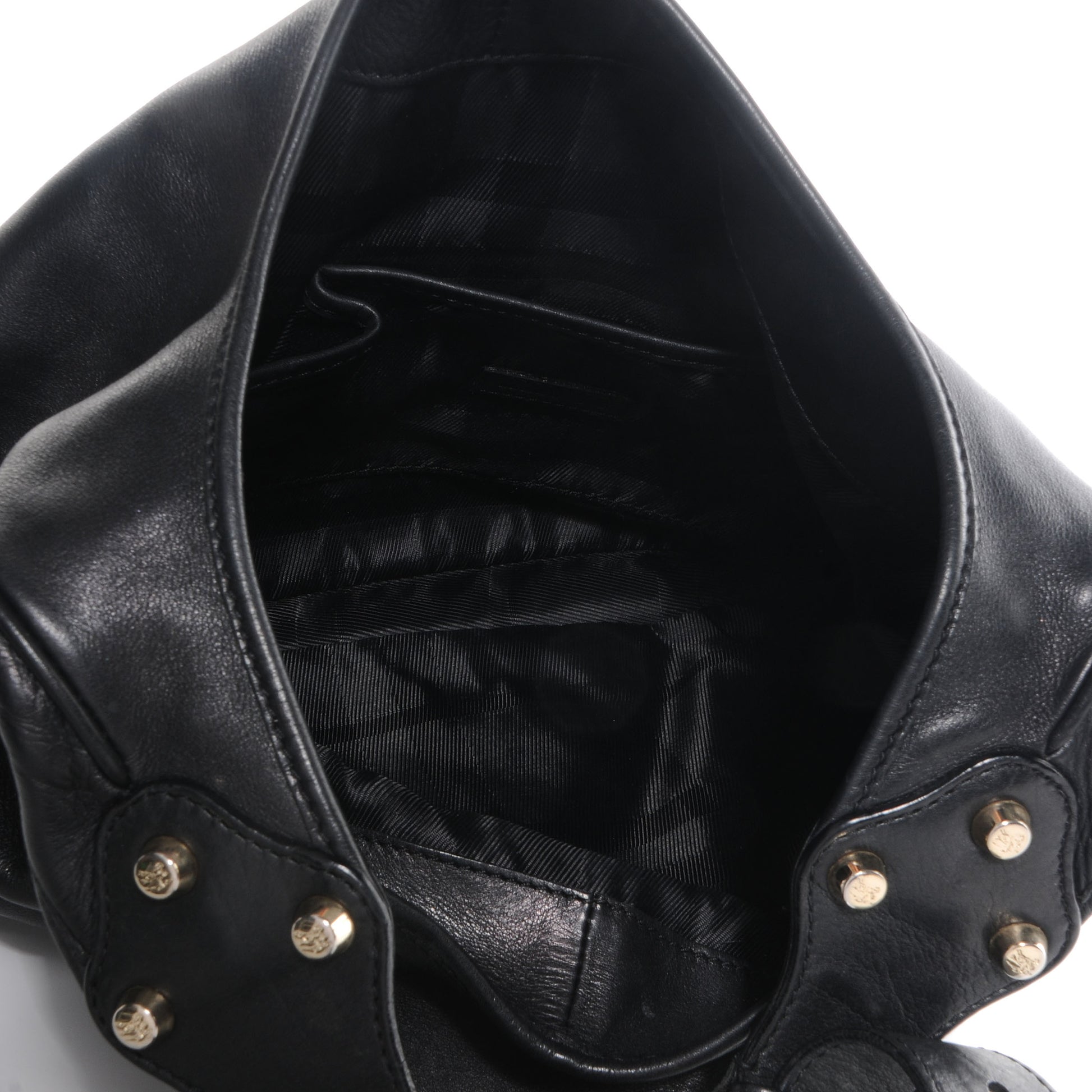 Burberry Leather Buckle Hobo Black 5 of 9
