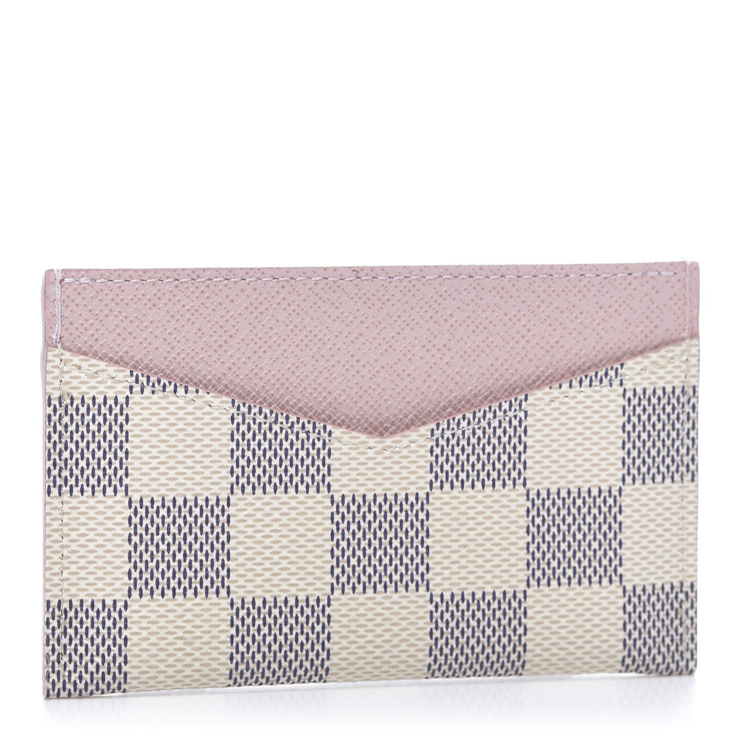 Damier Azur Daily Card Holder Rose Ballerine
