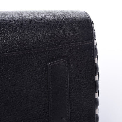 Givenchy Sugar Goatskin Woven Small Antigona Black White 11 of 14